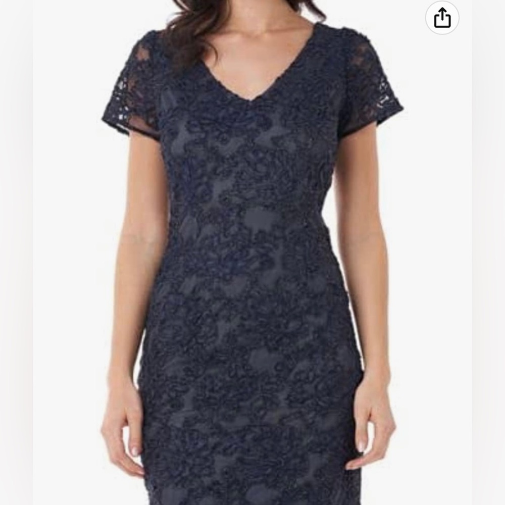 Like New Plus Size Js Collections Navy Cocktail D… - image 1